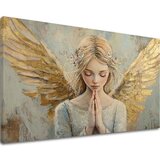  Slike angelov Jutranja molitev | 100 % izvirni akril poslikan | Shoptok.si