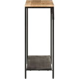 Konzolni stol 90x30x75 cm grubo masivno drvo manga i željezo | shoptok.hr