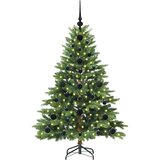 vidaXL Umestno božično drevo med 150 LED Zelena 120 cm PE in PVC | Shoptok.si