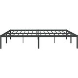 Metalni okvir za krevet crni 193x203 cm | shoptok.hr