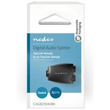 Nedis Toslink ženski do 2 ženskih digitalnih avdio optičnih adapterjev, Črna, (5000218649) | Shoptok.si