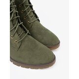  Women's green lace-up ankle boots | Shoptok.si
