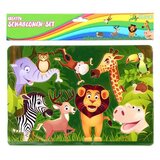 Spirit Kreativna plastična risalna šablona Safari živali Cene
