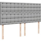  Krevet s oprugama i madracem svjetlosivi 180x200 cm od tkanine | shoptok.hr