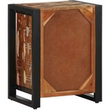 vidaXL Nočna omarica večbarvna 40x30x50 cm trden predelan les | Shoptok.si
