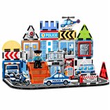  Magnetni građevinski blokovi Policijska osnovna vozila Policajac 44 kom. | shoptok.hr