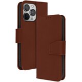 AVIZAR Denarnica etui za iPhone 13 Pro Max iz premium usnja s funkcijo stojala, Rjava, (5000190632) | Shoptok.si