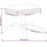  Stolček za noge vinsko rdeč 60x60x36 cm blago in umetno usnje, (20767193) | Shoptok.si