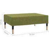  Tabure svjetlozeleni 78 x 56 x 32 cm baršunasti | shoptok.hr