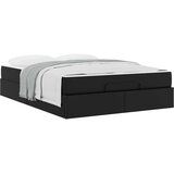  Okvir kreveta s madracem Ostalo 2 kom. Crna PVC 140 x 190 cm | Shoptok.si