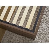Bobochic Paris Tamno smeđi bračni krevet od iverice u dekoru breze s prostorom za odlaganje/bez uzglavlja s podnicom 160x200 cm Mara – | shoptok.hr