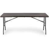 Modern Home catering stol 180 cm + 2 klupe - smeđi rattan | shoptok.hr