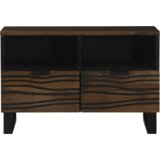 vidaXL Zabavni centri in stojala za televizor Rjava Srednja les | Shoptok.si