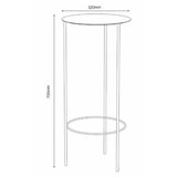  Stalak za cveće 70x32 cm, zlatne boje | Eponuda.com