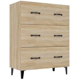Maison Chic Komoda - Predalnik sonoma hrast 69,5x34x90 cm inženirski les, (21717782) Cene