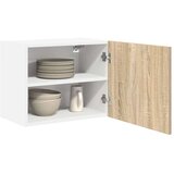 vidaXL Viseča omarica Riga Sonoma hrast in bela 50 x 31 x 40 cm | Shoptok.si