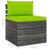  2-dijelna vrtna garnitura od paleta od borovine s jastucima | shoptok.hr
