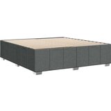 vidaXL Okvir za krevet bez madraca tamnosivi 200x200 cm od tkanine | shoptok.hr