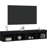 TV ormarići s LED svjetlima 2 kom crni 80x30x30 cm | Shoptok.si