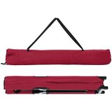  Sklopivi kamperski krevet Crvena 206 x 76 x 74 cm | shoptok.hr