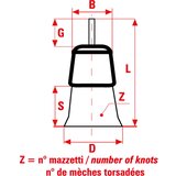 SIT 0840 Čelična četka kružna pletena fi20/6 | Eponuda.com
