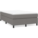  Box spring postelja z vzmetnico temno siva 120x200 cm blago, (20790527) | Shoptok.si