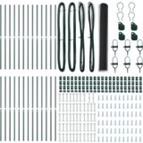 vidaXL Heksagonalna Ograda Siva 1x50 m Čelik | shoptok.hr