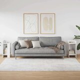  Pomoćni stolići 2 kom s policom bijeli 25 5x27x60 cm | shoptok.hr