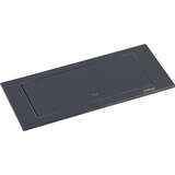 EVOline 1592.7100.5300 vgradna razdelilna letev 2-kratni lakasto črna vtičnica 1 kos, (20635201) | Shoptok.si