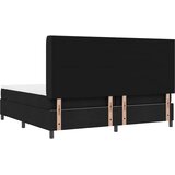  s opruga kutije s jastukom Crna 200 x 200 cm tkanina | shoptok.hr