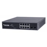 AW-GEV-104B-130 web smart upravljivi poe svič, 8xGbE RJ45(PoE) +2xGbE sfp, power budžet 130W, integrisana networkview aplikacija