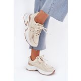 Boto Women's Sneakers On A Chunky Sole Beige Davira | shoptok.hr