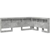  Skladišno uzglavlje Betonski sivi 160 cm Konstruirano drvo | shoptok.hr
