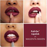 Buxom FULL-ON™ PLUMPING SATIN LIPSTICK kremasta šminka z učinkom povečanja odtenek Magenta Maven 2,5 ml | Shoptok.si