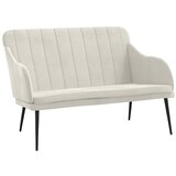  Klupa krem 110 x 76 x 80 cm baršunasta | shoptok.hr