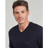 Tommy Hilfiger Majice s kratkimi rokavi ESSENTIAL V-NECK TEE Črna | Shoptok.si