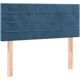  Posteljno vzglavje temno modro 80x5x78/88 cm žamet | Shoptok.si
