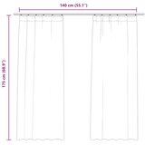  Zavjese za zamračivanje 2 kom baršunaste bež 140 x 175 cm | shoptok.hr