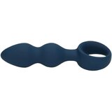 Shots Loveline - Analni dildo z obročkom za oprijem - velik (modri) | Shoptok.si
