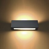  Sollux SL.0877 - Zidna svetiljka VEGA 1xE27/60W/230V siva | Eponuda.com