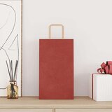  Papirnate vrećice 250 kom s ručkama crvene 21x11x36 cm | shoptok.hr