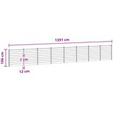 PANEL ograde 8 pcs WPC i aluminij Crna | shoptok.hr