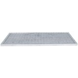  Re&amp;scaron;etka Srebrna 80 x 40 x 2 cm Vruće pocinčani čelik Slike