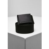 Urban Classics coloured buckle canvas belt black Cene