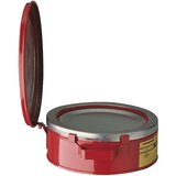 Justrite Namakalna posoda, jeklena pločevina, pocinkana in lakirana, prostornina 2 l | Shoptok.si