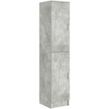 vidaXL Bife kabinet Betonsko siv MDF z betonsko efektno laminacijo | Shoptok.si