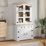 Kreveta Corona Bijelo 100 x 48,5 x 179 cm Čvrsto borovo drvo | shoptok.hr