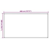  Tepih za šator 200 x 400 cm smeđe-sivi | shoptok.hr