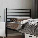vidaXL Kovinsko posteljno vzglavje črno 75 cm Cene