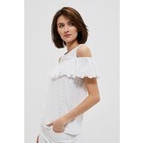 Moodo Cold arms blouse with a frill Cene